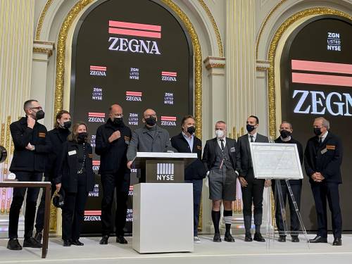 L'Italia torna a Wall Street: Zegna vola (+7%) al debutto