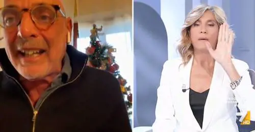 "Hai l'obbligo vaccinale", "Volete rincorrere la gente?". Scontro tra Merlino e Paolo Brosio