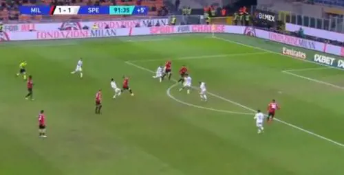 L'errore che può costare lo scudetto: ecco cos'è successo in Milan-Spezia