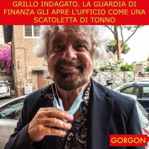 Ecco la satira del giorno. Beppe Grillo indagato