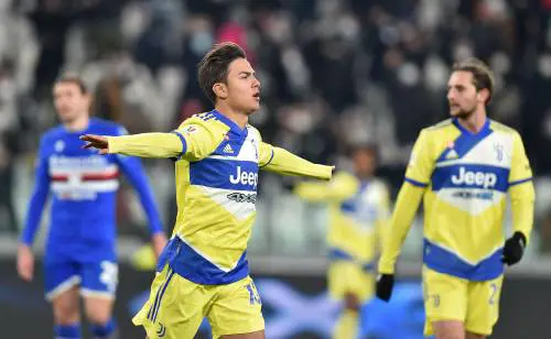 Juve, poker alla Samp: Dybala segna e ritrova la Joya
