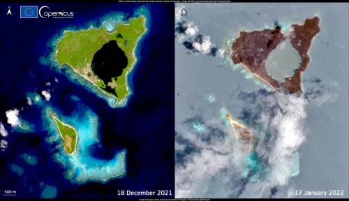 La Nasa, l'eruzione del Tonga e il climate change