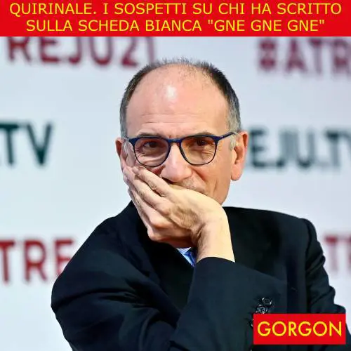 La satira del giorno. I sospetti sulla scheda bianca