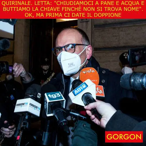 La satira del giorno. Letta butta le chiavi