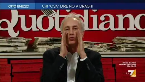 Il vergognoso paragone di Travaglio: "Draghi come Schettino"