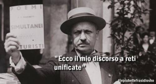 Con i Futuristi l’estetica in politica (purtroppo per poco)