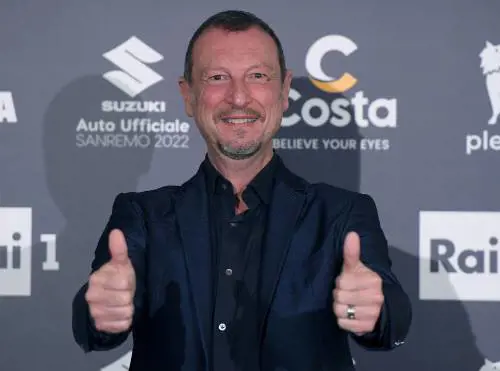 "Se mi contagio nessun piano B". Amadeus dà il via al festival di Sanremo