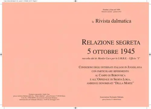 Il rapporto segreto sulle torture titine