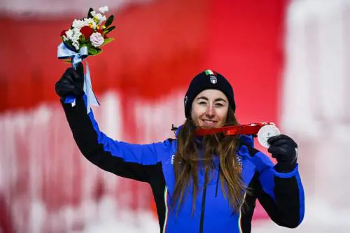 Una campionessa di sci si riconosce quando sa evitare certe "scivolate"