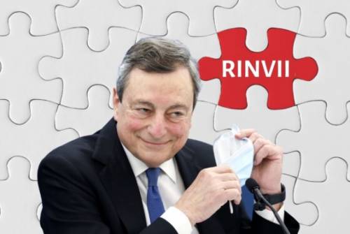 Draghi guida il governo dei rinvii