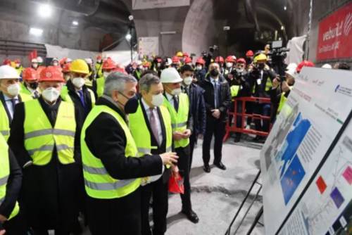 Draghi al Terzo Valico, l’alta velocità di FS per rilanciare il Paese 