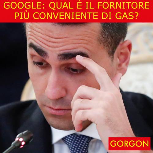Ecco la satira del giorno. Di Maio ha il problema gas