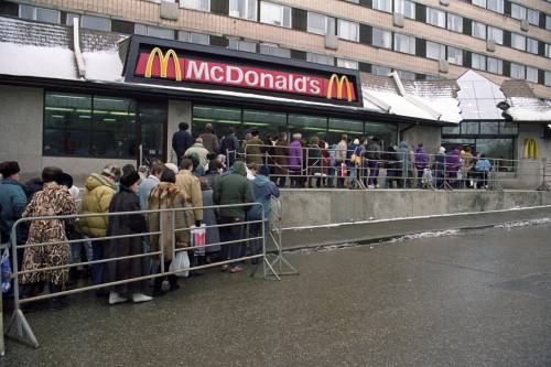Il ritorno della Storia e la chiusura di McDonald's in Russia