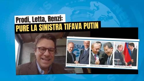 Prodi, Letta, Renzi: pure la sinistra tifava Putin