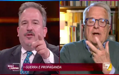 "Un set da film", "Prima no vax ora complottisti". In studio scoppia il caos
