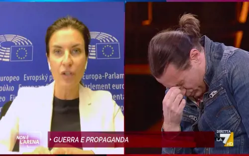 "Trasferitevi in Russia", "Non capisci niente". Lite tra Moretti e Povia