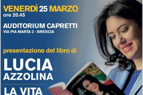 Azzolina presenta un libro a Brescia ma l'indirizzo è sbagliato