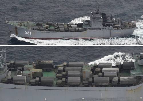 "Queste navi...". Le foto del Giappone che fanno scattare l'allarme