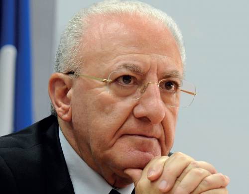 Il governatore della Campania Vincenzo De Luca