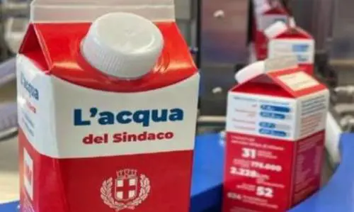 Dall'acquedotto ai milanesi: l'acqua arriva nel tetrapack