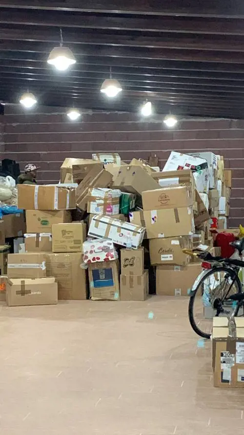 Beni raccolti in Calabria per il popolo ucraino