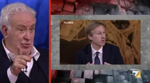 "Io non penso che Putin...". E scoppia la bufera su Santoro in tv