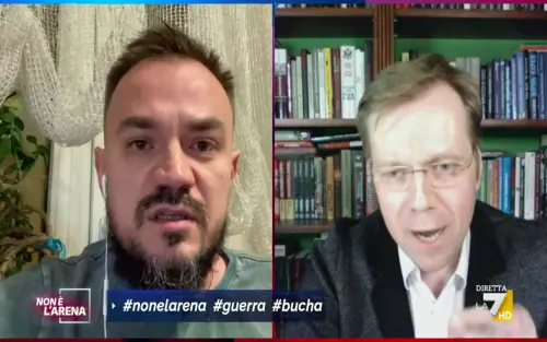 "Ridi, ridi fin che puoi. Vi troveremo...". L'attacco al russo in diretta