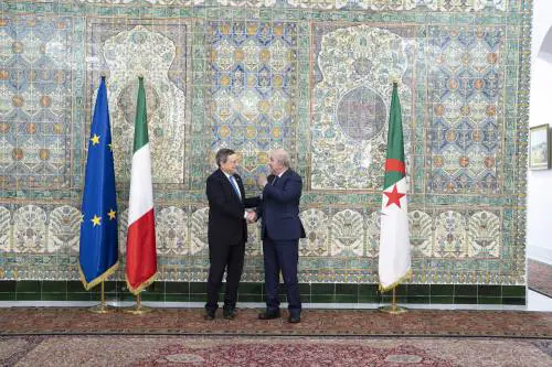 Arriva il gas dall'Algeria. Servirà a rimpiazzare un terzo di quello russo