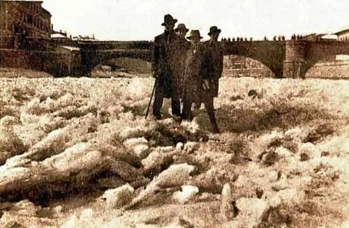 Quando l’Arno si ghiacciò a Pisa e divenne camminabile