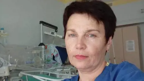 Elena Karas, infermiera a Mariupol