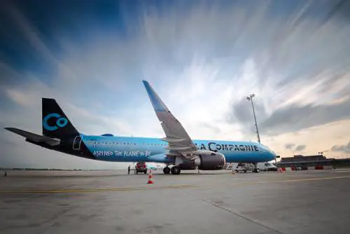 Malpensa, decolla il volo Vip di La Compagnie per New York