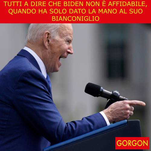 Ecco la satira del giorno. Le accuse a Biden