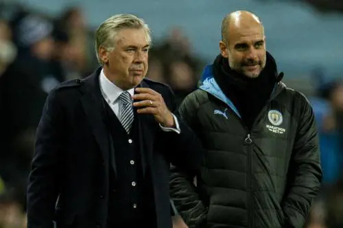 Carletto Ancelotti e Pep Guardiola 