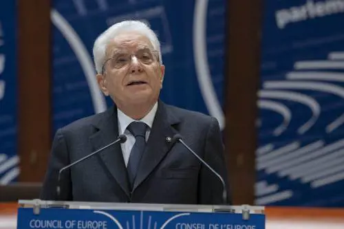 Il presidente della Repubblica Sergio Mattarella