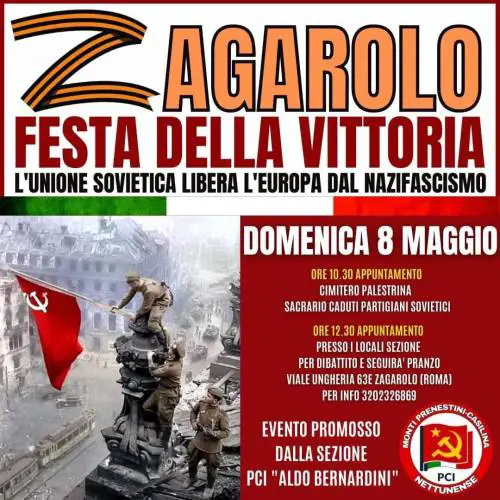 Spunta il manifesto choc con la "Z" del Partito Comunista
