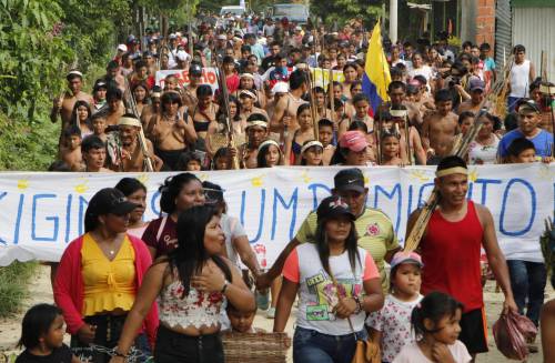Gli indigeni colombiani si uniscono in difesa dell' "Ishtana" e dell'armonia 
