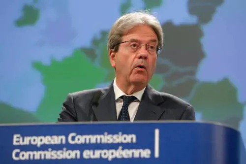 Il commissario europeo all'Economia Paolo Gentiloni 