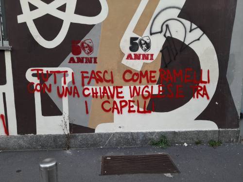 "Tutti i fasci come Ramelli...". A Milano torna l'odio antifà