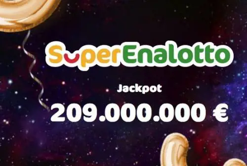 Il SuperEnalotto vola a 209 milioni, ecco tutte le vincite top