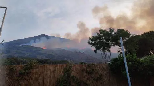 Stromboli finisce devastata dall'incendio per una fiction