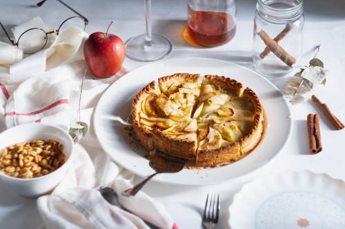 Torta di mele leggera e golosa, da preparare con i nipoti