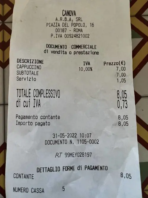 "8 euro per un cappuccino a piazza del Popolo": la giornalista si lamenta e scoppia il caos