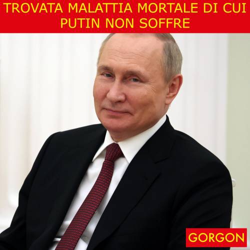 La satira del giorno. Le malattie di Putin