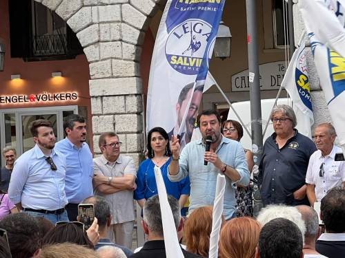 Salvini propone a Desenzano il ritorno alla leva obbligatoria