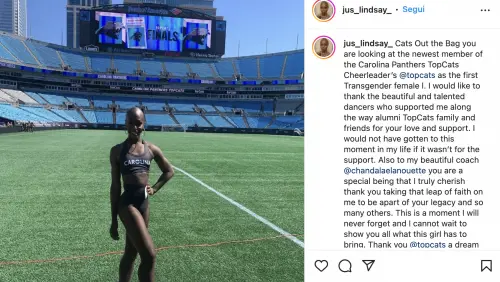 E ora arriva anche la prima cheerleader transgender