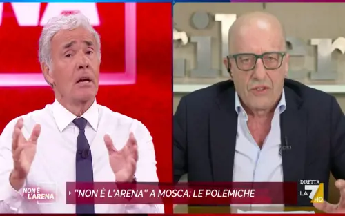 "Non è una cretina", "A me lo sembra". Scontro Giletti-Sallusti