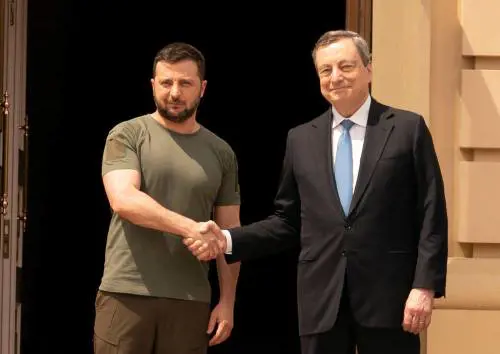 "Non riconosceremo i referendum russi". Draghi conferma l'appoggio a Zelensky