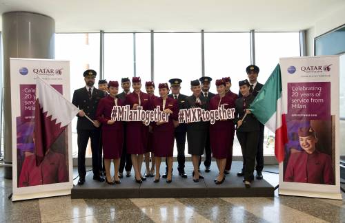 Qatar Airways celebra con Sea 20 anni di voli a Malpensa