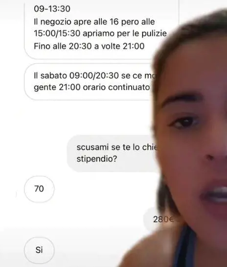 Le offrono 70 euro a settimana per 10 ore di lavoro al giorno: la proposta scatena le polemiche