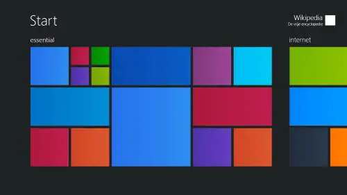 Menù start Windows 8.1